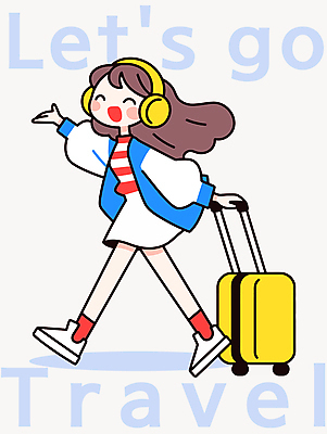 전신 여자 여유 어린이 여행 일러스트 한명 소녀 걷기 캐리어 헤드셋 가리킴 당기기 소녀한명만 일러캐릭터 AI파일 캐릭터 1 감정 음향기기 모션 사람 손짓 여행가방 헤드폰 여자한명만 소녀만 파일형식 벡터