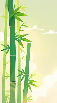 JPG 구름 무료이미지 일러스트 자연 사람없음 초록색 평화 숲 대나무 청량 국내일러스트 AI일러스트 AI콘텐츠 자연요소 나무 컬러 컨셉 생태계 파일형식