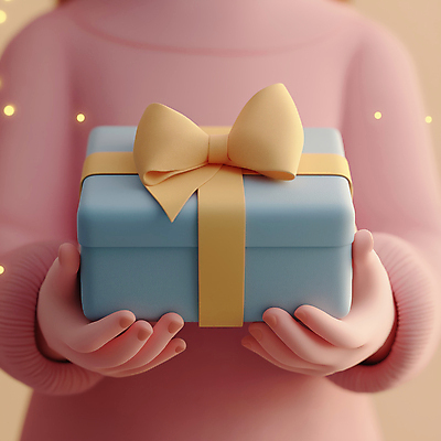 JPG 편집이미지 손 여자 행복 리본 한명 들기 이벤트 상반신 성인 선물상자 3D 귀여움 축하 입체 성인여자한명만 편집3D AI컴퓨터그래픽 AI콘텐츠 1 감정 컨셉 모션 선물 사람 신체부위 상자 디지털합성 여자한명만 성인여자만 파일형식