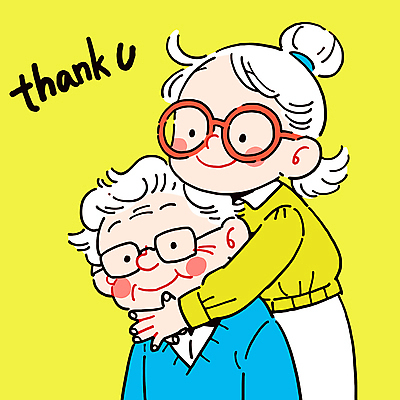 여자 노년 안경 할머니 일러스트 포옹 앉기 상반신 성인 두명 노란색 봉사 복지 감사 요양 간병인 여자만 국내일러스트 AI파일 직업 잡화 감정 컬러 안기 모션 사람 도움 간호 사회이슈 파일형식 벡터