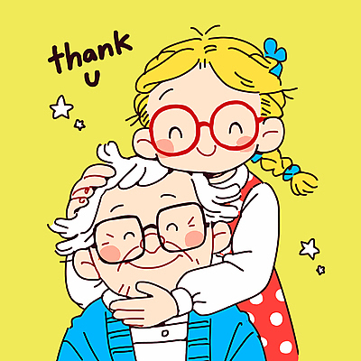 여자 노년 안경 할머니 일러스트 포옹 앉기 상반신 성인 두명 노란색 봉사 복지 감사 요양 간병인 여자만 국내일러스트 AI파일 직업 잡화 감정 컬러 안기 모션 사람 도움 간호 사회이슈 파일형식 벡터