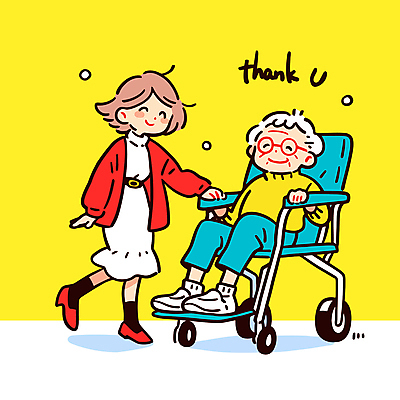 전신 여자 노년 안경 할머니 일러스트 포옹 앉기 성인 두명 노란색 봉사 복지 감사 요양 간병인 돌봄 여자만 국내일러스트 AI파일 직업 잡화 감정 컬러 안기 모션 사람 도움 간호 사회이슈 파일형식 벡터