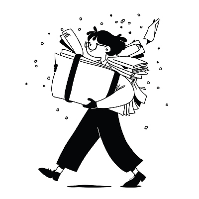 여자 일러스트 비즈니스 아이디어 직장 한명 들기 성인 걷기 검은색 업무 직장인 성인여자한명만 안경낌 국내일러스트 AI파일 직업 1 안경 컬러 컨셉 회사 모션 사람 작업 여자한명만 성인여자만 파일형식 벡터