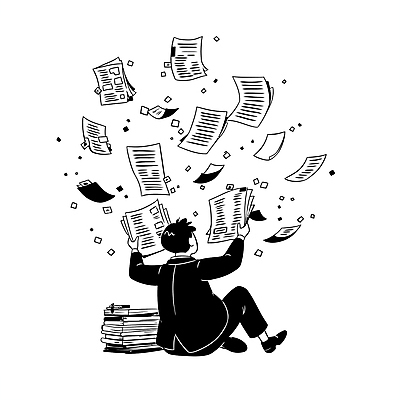 전신 남자 의자 일러스트 비즈니스 아이디어 직장 한명 들기 앉기 성인 검은색 업무 직장인 집중 읽기 문서 책더미 성인남자한명만 흩날리기 국내일러스트 AI파일 직업 1 컬러 가구 컨셉 회사 모션 사람 책 작업 무더기 남자한명만 성인남자만 파일형식 벡터