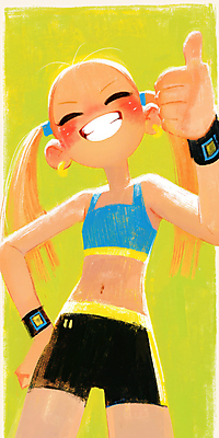 JPG 여자 허리손 일러스트 청소년 한명 미소 연두색 귀걸이 최고 손목보호대 십대여자한명만 국내일러스트 AI일러스트 AI콘텐츠 1 포즈 장신구 표정 사람 초록색 여자한명만 십대여자만 파일형식