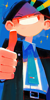 JPG 남자 일러스트 한명 미소 웃음 정장 성인 파란색 반짝임 최고 성인남자한명만 국내일러스트 AI일러스트 AI콘텐츠 1 옷 컬러 모션 표정 사람 남자한명만 성인남자만 파일형식