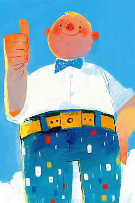 JPG 구름 남자 허리손 일러스트 하늘 나비넥타이 한명 미소 성인 파란색 최고 손내밀기 성인남자한명만 국내일러스트 AI일러스트 AI콘텐츠 자연요소 1 컬러 포즈 넥타이 표정 사람 손짓 남자한명만 성인남자만 파일형식