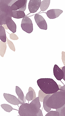 JPG 잎 일러스트 나뭇잎 수채화 프레임 사람없음 보라색 카피스페이스 보테니컬아트 국내일러스트 AI일러스트 AI콘텐츠 식물 컬러 공백 파일형식