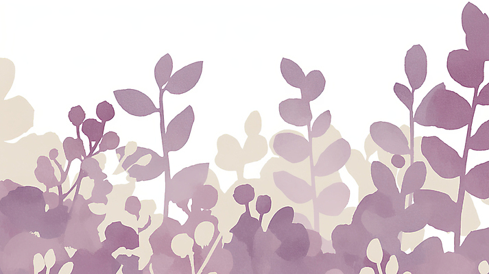 JPG 잎 일러스트 나뭇잎 수채화 사람없음 보라색 보테니컬아트 국내일러스트 AI일러스트 AI콘텐츠 식물 컬러 파일형식