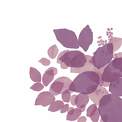JPG 잎 일러스트 나뭇잎 수채화 사람없음 보라색 보테니컬아트 국내일러스트 AI일러스트 AI콘텐츠 식물 컬러 파일형식