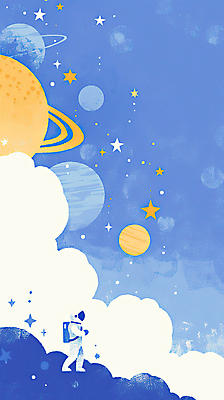 JPG 전신 구름 일러스트 한명 성인 파란색 반짝임 우주 행성 우주비행사 몽환 성인한명만 국내일러스트 AI일러스트 AI콘텐츠 자연요소 1 컬러 컨셉 모션 사람 성인만 파일형식