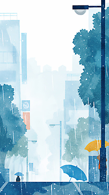 JPG 나무 여자 남자 도로 가로등 일러스트 우산 하늘 수채화 들기 풍경 성인 두명 건물 파란색 도시 비 감성 흐림 성인만 국내일러스트 AI일러스트 AI콘텐츠 자연요소 식물 건축물 공공시설 길 컬러 컨셉 교통시설 모션 날씨 사람 파일형식