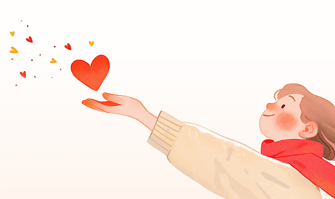 PSD 여자 어린이 분홍색 일러스트 사랑 한명 미소 소녀 상반신 목도리 하트 감성 획득 소녀한명만 국내일러스트 모양 1 잡화 감정 컬러 컨셉 표정 사람 여자한명만 소녀만 파일형식