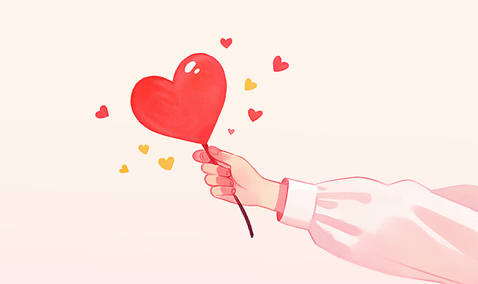 PSD 손 분홍색 일러스트 막대사탕 사랑 들기 신체부위 하트 감성 국내일러스트 모양 감정 컬러 컨셉 모션 사탕 사람 파일형식
