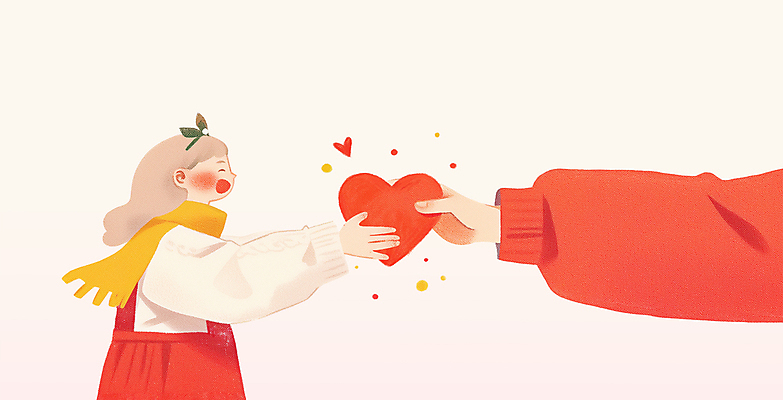 PSD 손 여자 어린이 분홍색 일러스트 사랑 한명 미소 소녀 상반신 목도리 하트 주기 감성 획득 소녀한명만 국내일러스트 모양 1 잡화 감정 컬러 컨셉 모션 표정 사람 신체부위 여자한명만 소녀만 파일형식