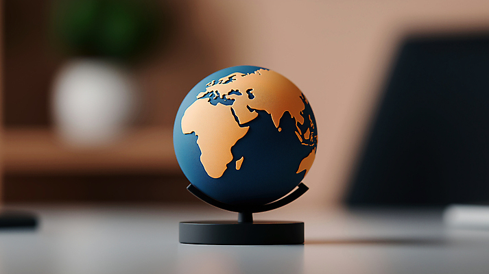 JPG 편집이미지 사람없음 글로벌 지구본 책상 비전 편집실사 AI컴퓨터그래픽 AI콘텐츠 가구 CG 파일형식