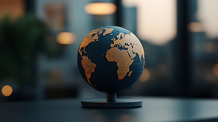 JPG 편집이미지 사람없음 글로벌 지구본 책상 보케 비전 편집실사 AI컴퓨터그래픽 AI콘텐츠 가구 CG 파일형식