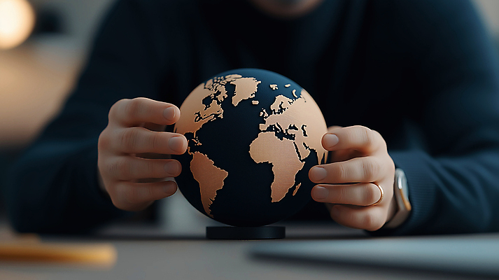 JPG 편집이미지 손 신체부위 글로벌 지구본 잡기 책상 비전 편집실사 AI컴퓨터그래픽 AI콘텐츠 가구 모션 사람 CG 파일형식