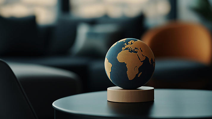 JPG 편집이미지 사람없음 소파 글로벌 지구본 책상 비전 편집실사 AI컴퓨터그래픽 AI콘텐츠 가구 의자 CG 파일형식