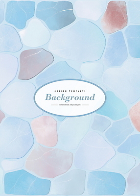 PSD 하늘색 백그라운드 일러스트 추상 사람없음 돌_바위 타일 질감 대리석 스톤 파스텔톤 국내일러스트 컬러 무늬 재료 파란색 파일형식