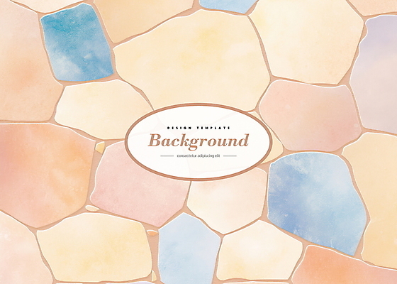 PSD 백그라운드 일러스트 추상 사람없음 돌_바위 타일 질감 대리석 스톤 베이지색 파스텔톤 국내일러스트 컬러 무늬 재료 파일형식