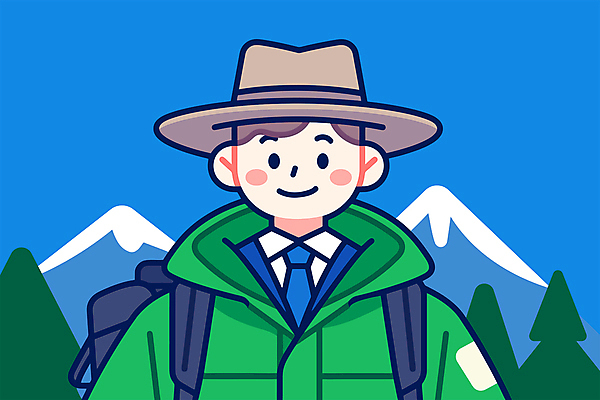 남자 일러스트 배낭 자연 산 직업캐릭터 한명 안전 상반신 성인 초록색 자연보호 환경 등산 숲 등산복 챙모자 성인남자한명만 국내일러스트 일러캐릭터 AI파일 직업 캐릭터 모자_잡화 1 옷 컬러 가방 사람 트래킹 보호 생태계 남자한명만 성인남자만 파일형식 벡터