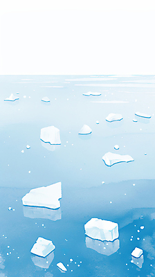 JPG 조각 하늘색 일러스트 수채화 사람없음 얼음 차가움 파편 빙판 국내일러스트 AI일러스트 AI콘텐츠 자연요소 파란색 파일형식