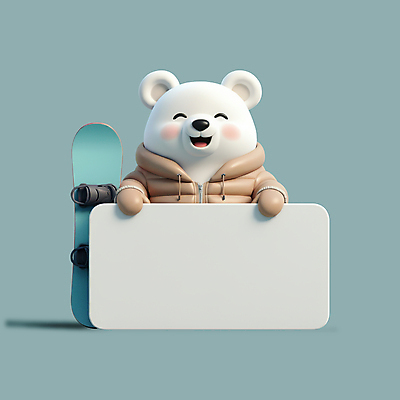 PSD 편집이미지 겨울스포츠 3D캐릭터 사람없음 운동 3D 귀여움 팻말 장비 잡기 스노우보드 즐거움 곰캐릭터 북극곰 겨울옷 청록색 카피스페이스 편집3D 캐릭터 옷 감정 스포츠 컬러 동물캐릭터 컨셉 겨울 곰 모션 프레임 건강 공백 보드_스포츠 디지털합성 파일형식