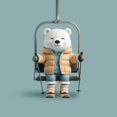 PSD 편집이미지 스키 겨울스포츠 3D캐릭터 들기 사람없음 운동 3D 귀여움 장비 승차 즐거움 곰캐릭터 북극곰 겨울옷 청록색 폴 스키리프트 편집3D 캐릭터 옷 감정 스포츠 컬러 동물캐릭터 컨셉 겨울 곰 모션 건강 디지털합성 리프트 스키용품 파일형식