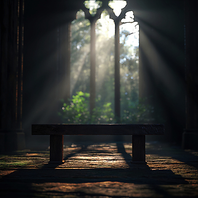 JPG 편집이미지 종교 십자가 창문 사람없음 빛 갈색 성당 어둠 풀 보케 신성 감성 편집실사 AI포토 AI콘텐츠 식물 컬러 컨셉 종교건축 CG 파일형식