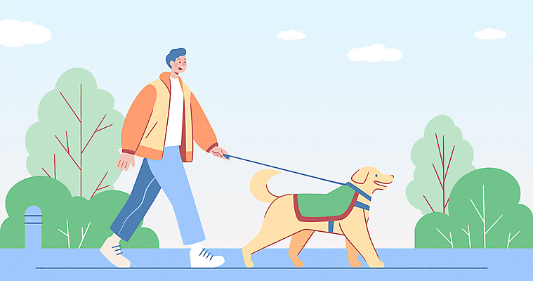 전신 구름 남자 행복 반려견 일러스트 함께함 한명 웃음 성인 초록색 걷기 산책 잡기 골든리트리버 강아지 목줄 강아지옷 순찰 성인남자한명만 국내일러스트 반려견순찰대 AI파일 자연요소 1 감정 컬러 컨셉 모션 휴식 표정 사람 반려동물 개 리트리버 애견용품 남자한명만 성인남자만 파일형식 벡터 반려용품