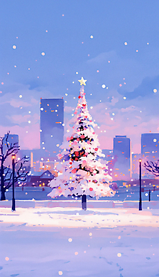 JPG 나무 구름 별 크리스마스 야경 가로등 일러스트 하늘 사람없음 건물 크리스마스트리 보라색 눈 도시 화이트크리스마스 눈내림 국내일러스트 AI일러스트 AI콘텐츠 자연요소 식물 건축물 공공시설 기념일 컬러 날씨 눈_날씨 야간 파일형식 풍경_경치