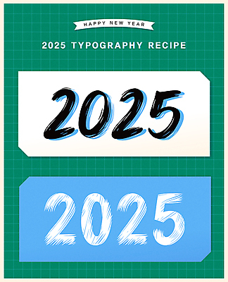 손글씨 디자인 일러스트 캘리그라피 붓터치 새해 프레임 타이포그라피 사람없음 초록색 라벨 메모지 연하장 2025년 을사년 국내일러스트 AI파일 카드프레임 문자 컬러 카드_감사 사무용품 연도 파일형식 벡터