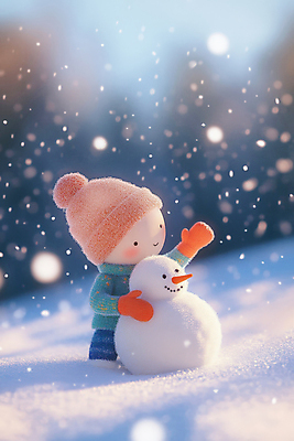 JPG 편집이미지 남자 어린이 눈사람 털모자 한명 미소 소년 햇빛 손들기 눈 숲속 쌓인눈 눈내림 소년한명만 겨울풍경 이미지편집 편집실사 AI컴퓨터그래픽 AI콘텐츠 자연요소 모자_잡화 1 겨울 모션 날씨 눈_날씨 표정 사람 풍경 태양 숲 CG 남자한명만 소년만 파일형식