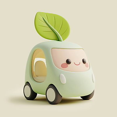 PSD 편집이미지 교통수단 자동차 나뭇잎 3D캐릭터 웃음 사람없음 3D 그린에너지 전기에너지 입체 에코 친환경 전기자동차 친환경자동차 편집3D 캐릭터 육상교통 교통 잎 표정 환경 에너지 디지털합성 파일형식