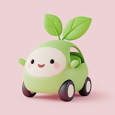 PSD 편집이미지 교통수단 자동차 나뭇잎 3D캐릭터 웃음 사람없음 3D 그린에너지 전기에너지 입체 에코 친환경 전기자동차 친환경자동차 편집3D 캐릭터 육상교통 교통 잎 표정 환경 에너지 디지털합성 파일형식