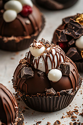 JPG 편집이미지 겨울 근접촬영 사람없음 장식 갈색 유행 초콜릿 디지털합성 겨울간식 코코아 편집실사 코코아밤 AI포토 AI콘텐츠 계절 음료 뷰포인트 컬러 디저트 CG 파일형식