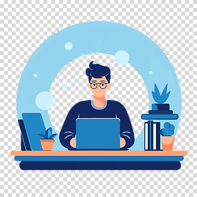 편집이미지 학생 남자 화분 수업 한명 누끼 성인 책 파란색 노트북 스터디 타이핑 책상 온라인 PNG 온라인강의 이러닝 성인남자한명만 안경낌 편집소스 1 교육 안경 컬러 가구 사람 전자제품 학습 강의 남자한명만 성인남자만 파일형식 언택트
