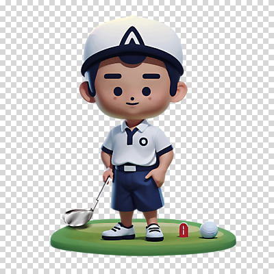 전신 편집이미지 남자 어린이 인물캐릭터 스포츠 골프공 한명 누끼 소년 앞모습 3D 귀여움 골프채 잡기 골퍼 스포츠캐릭터 주머니손 PNG 소년한명만 캐릭터 1 뷰포인트 컨셉 공 모션 운동선수 골프용품 사람 디지털합성 남자한명만 소년만 파일형식