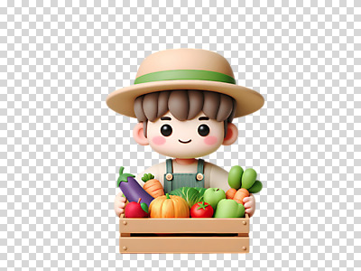 전신 편집이미지 남자 어린이 토마토 호박 가지 3D캐릭터 한명 들기 누끼 소년 앞모습 농작물 3D 당근 신선 사과 농부 나무상자 멜빵바지 친환경 밀짚모자 PNG 소년한명만 직업 캐릭터 모자_잡화 1 뷰포인트 농업 채소 과일 바지 모션 뿌리채소 사람 상자 환경 멜빵 디지털합성 남자한명만 소년만 파일형식
