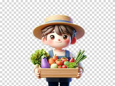 편집이미지 남자 토마토 호박 가지 3D캐릭터 한명 들기 누끼 성인 앞모습 농작물 3D 신선 농부 나무상자 멜빵바지 배추 친환경 밀짚모자 파 PNG 성인남자한명만 직업 캐릭터 모자_잡화 1 뷰포인트 농업 채소 바지 모션 사람 상자 환경 멜빵 디지털합성 남자한명만 성인남자만 파일형식