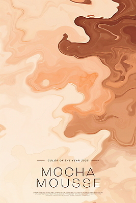 PSD 배너 백그라운드 일러스트 사람없음 갈색 유행 심플 세련 2025년 미니멀 트렌드컬러 국내일러스트 모카무스 컬러 연도 파일형식