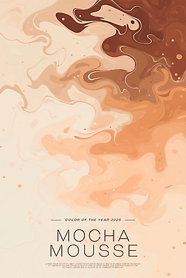 PSD 배너 백그라운드 일러스트 사람없음 갈색 유행 심플 세련 2025년 트렌드컬러 국내일러스트 모카무스 컬러 연도 파일형식