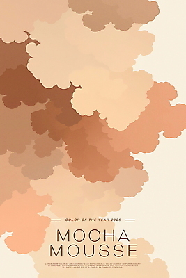 PSD 배너 백그라운드 일러스트 사람없음 갈색 유행 심플 세련 2025년 트렌드컬러 국내일러스트 모카무스 컬러 연도 파일형식