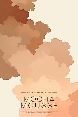 PSD 배너 백그라운드 일러스트 사람없음 갈색 유행 심플 세련 2025년 트렌드컬러 국내일러스트 모카무스 컬러 연도 파일형식