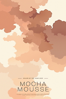 PSD 배너 백그라운드 일러스트 사람없음 갈색 유행 심플 세련 2025년 트렌드컬러 국내일러스트 모카무스 컬러 연도 파일형식