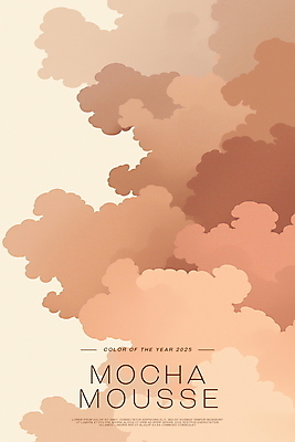 PSD 배너 백그라운드 일러스트 사람없음 갈색 유행 심플 세련 2025년 트렌드컬러 국내일러스트 모카무스 컬러 연도 파일형식