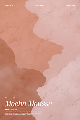 PSD 편집이미지 백그라운드 추상 수채화 사람없음 갈색 유행 모던 그라데이션 세련 2025년 트렌드컬러 이미지편집 모카무스 컬러 무늬 연도 파일형식