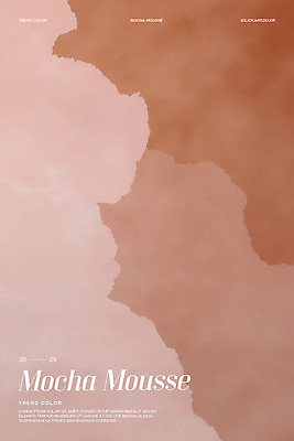 PSD 편집이미지 백그라운드 추상 수채화 사람없음 갈색 유행 모던 그라데이션 세련 2025년 트렌드컬러 이미지편집 모카무스 컬러 무늬 연도 파일형식