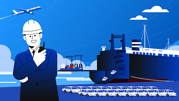 구름 남자 바다 일러스트 자동차 비행기 한국 한명 상반신 성인 파란색 안전모 화물선 무역 무전기 성인남자한명만 국내일러스트 AI파일 자연요소 1 산업 아시아 육상교통 컬러 배_교통 항공교통 무선통신 대중교통 사람 헬멧 안전장비 남자한명만 성인남자만 파일형식 벡터